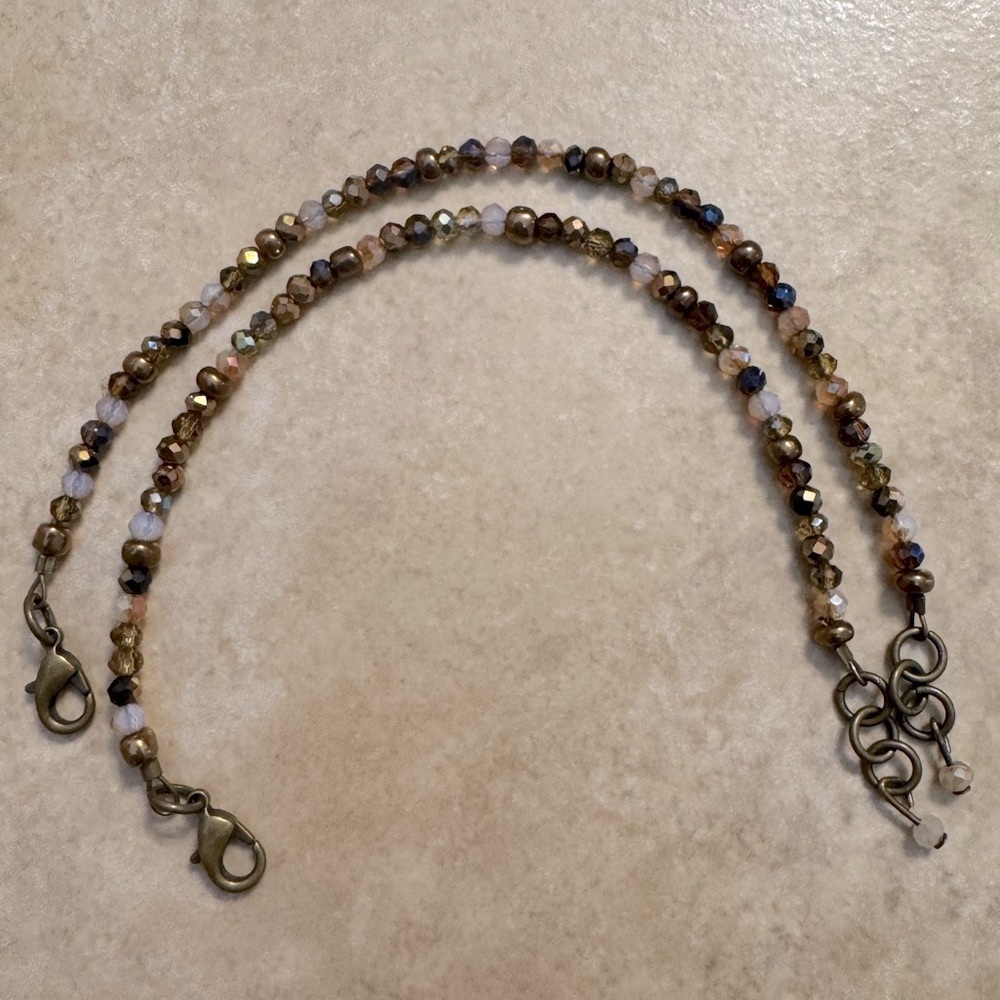 Two Handmade Beaded Bracelets 💛🤎 - Picture 8 of 8